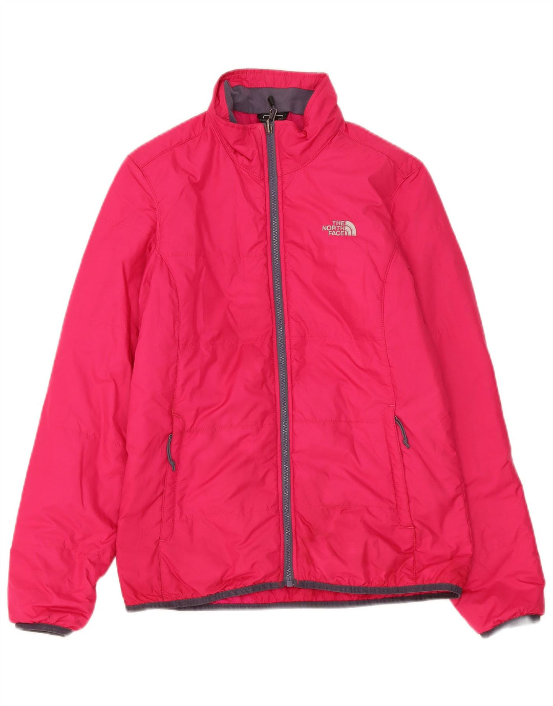 The North Face γυναικείο padded Jacket UK 12 Medium Pink Polyester