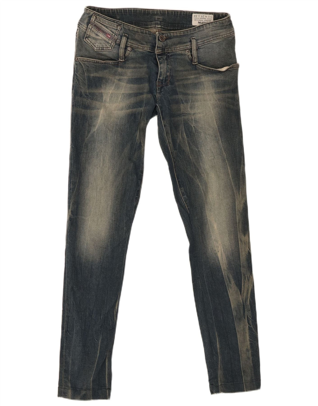 Γυναικεία DIESEL Matic Acid Wash Slim κωνικό τζιν W29 L29 μπλε βαμβακερό