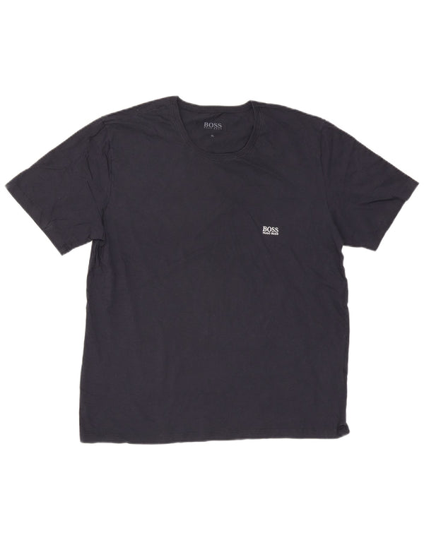 Ανδρικό T-Shirt Hugo Boss Top XL Navy Blue Cotton