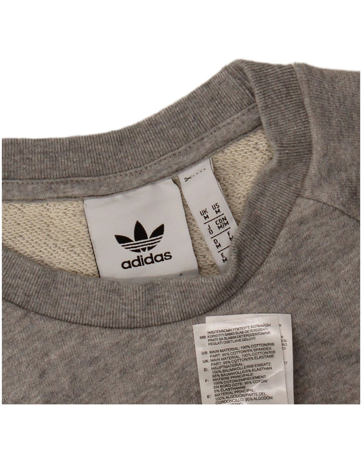 Ανδρικό φούτερ ADIDAS Jumper Βαμβακερό μεσαίο γκρι