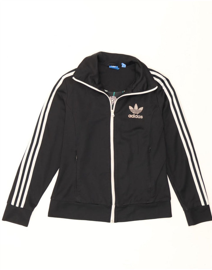 Γυναικεία αθλητική φόρμα Adidas Top Jacket UK 14 Large Black Colourblock Polyester