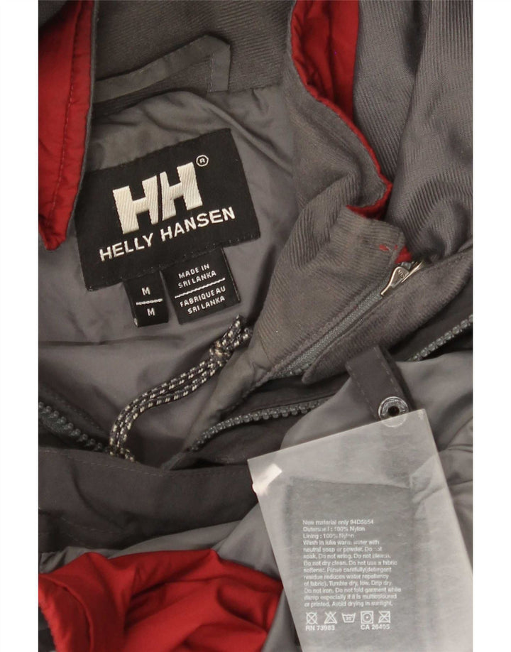 Ανδρικό μπουφάν με κουκούλα Helly Hansen UK 38 Medium Grey Colourblock