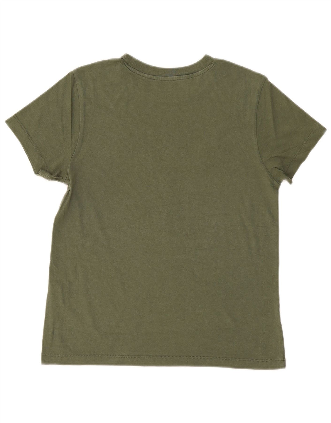 Vans Γυναικείο T-Shirt Top UK 12 Medium Khaki Cotton