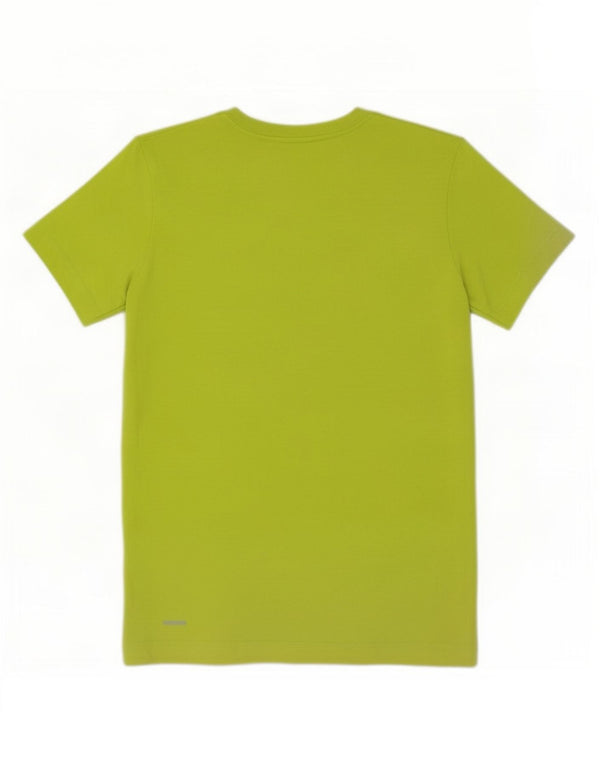 Adidas Boys Climalite Graphic T-Shirt Top 9-10 Years Πράσινο βαμβακερό