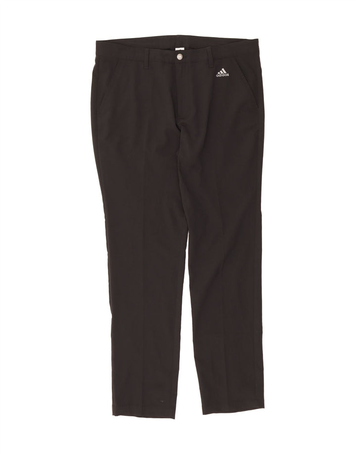 ADIDAS Mens Slim Chino Trousers  W36 L32 Black Polyester Vintage Adidas and Second-Hand Adidas from Messina Hembry 