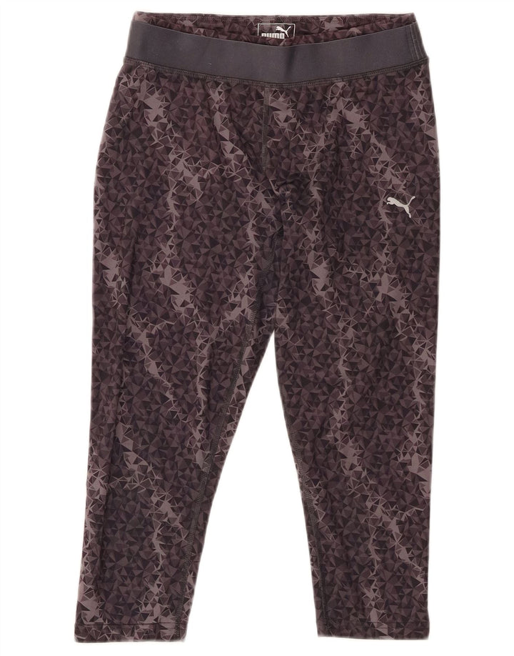 Γυναικείο κολάν PUMA Capri UK 10 Μικρός Γκρι Γεωμετρικός Πολυεστέρας