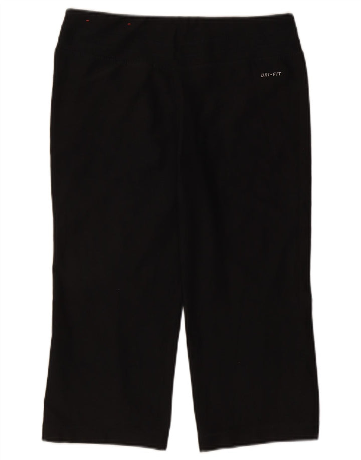 Γυναικεία κολάν Nike Dri Fit Capri UK 8/10 Μικρός μαύρος πολυεστέρας