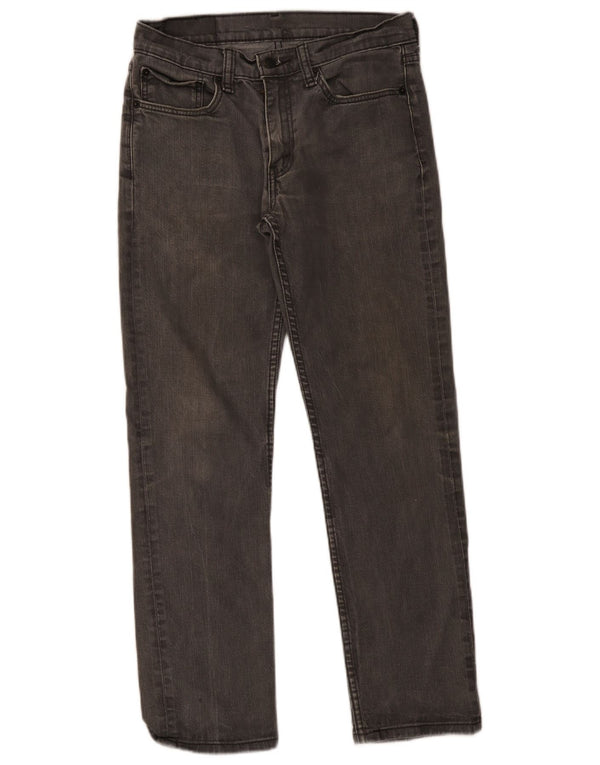 Levi's Mens 514 Straight Jeans W31 L28 Γκρι βαμβακερό