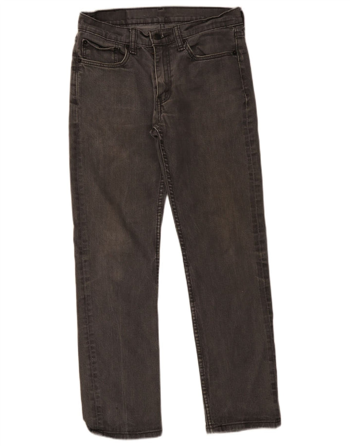 Levi's Mens 514 Straight Jeans W31 L28 Γκρι βαμβακερό