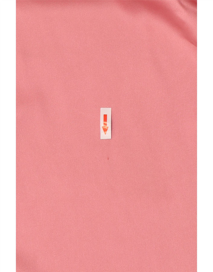 Zara Γυναικείο πουκάμισο Oversized Μπλούζα UK 14 Medium Pink Polyester
