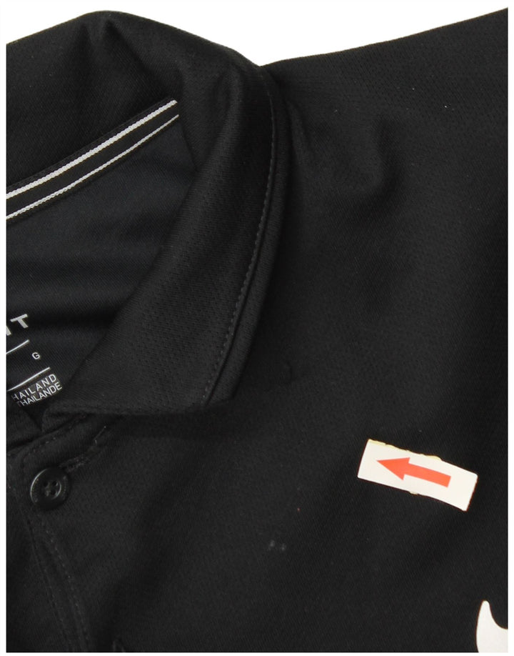 Ανδρικό μπλουζάκι Nike Dri Fit Polo μεγάλο μαύρο πολυεστέρα