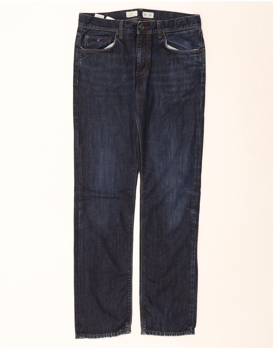 Tommy Hilfiger Ανδρικό Mercer Regular Fit Straight Jeans W34 L34 Navy Blue