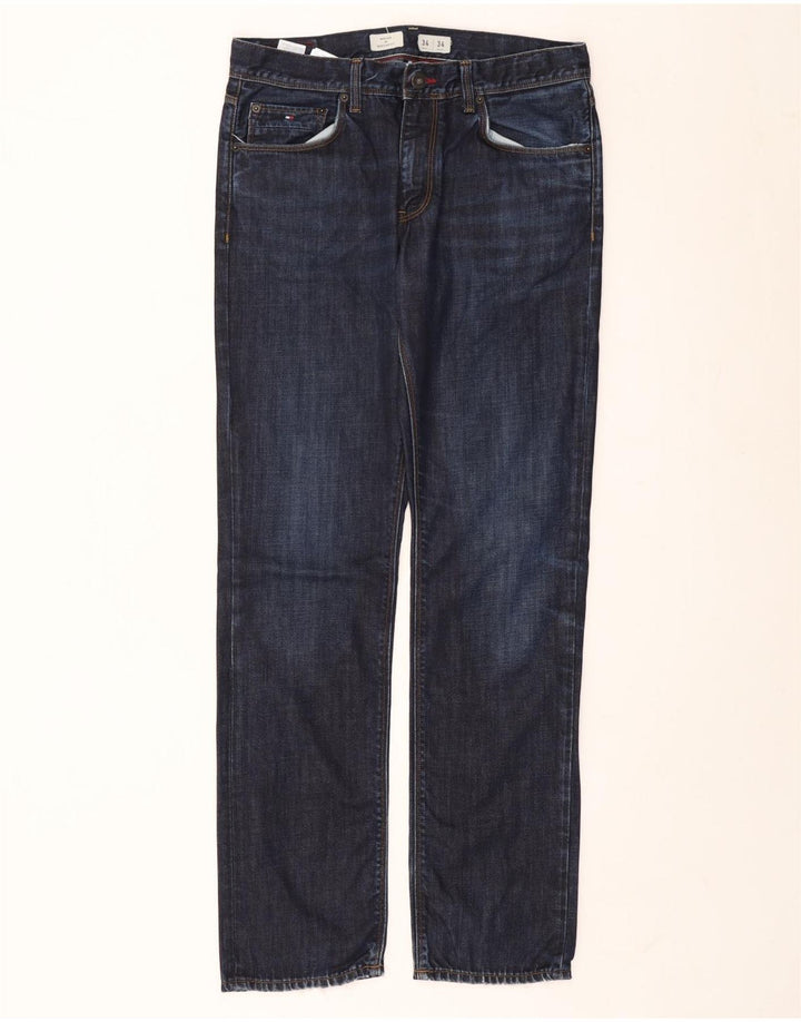 Tommy Hilfiger Ανδρικό Mercer Regular Fit Straight Jeans W34 L34 Navy Blue