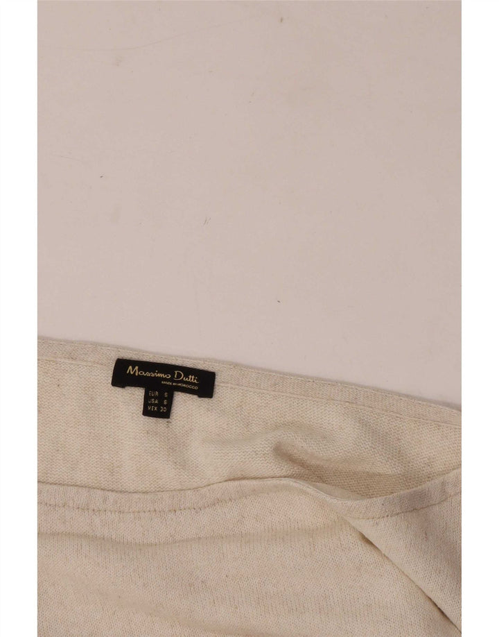 Massimo Dutti Γυναικεία Μπλούζα Top UK 10 Small Beige