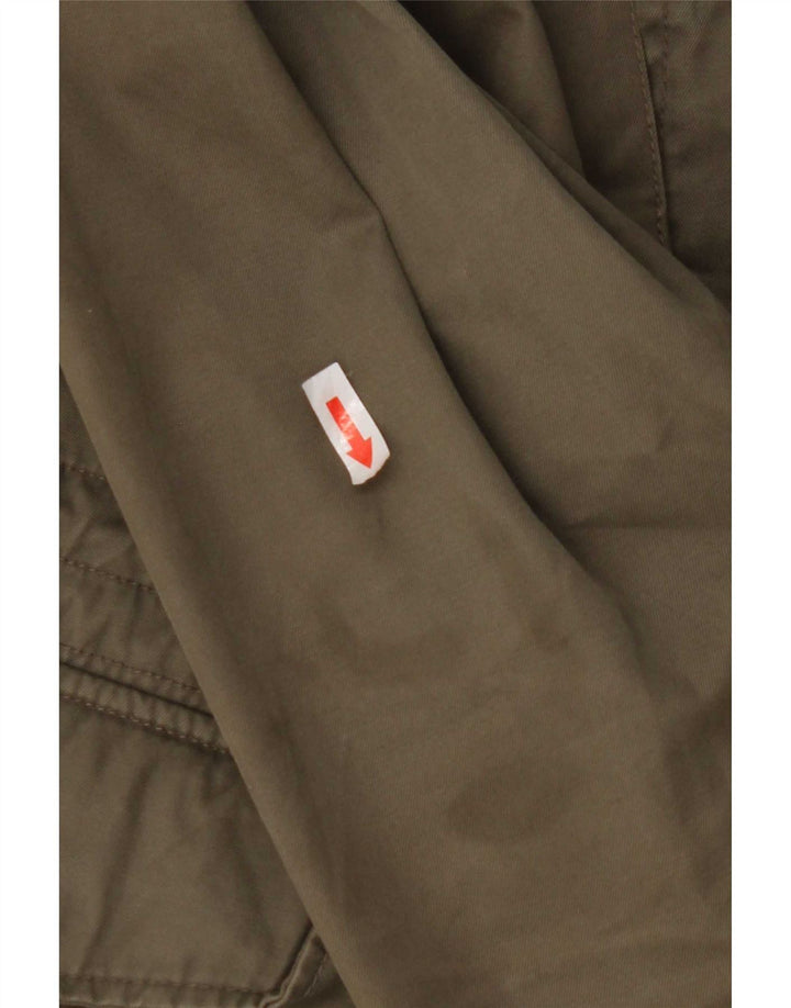 Marks & Spencer Γυναικείο Utility Jacket UK 44 2XL Khaki Cotton