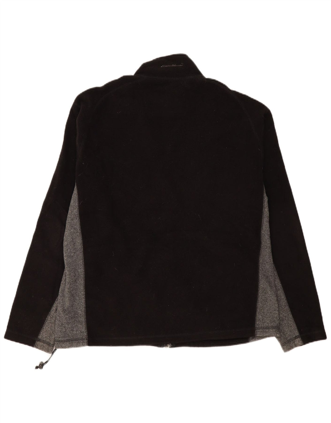 EDDIE BAUER Ανδρικό Fleece Jacket UK 40 Large Black Colorblock Πολυεστέρας