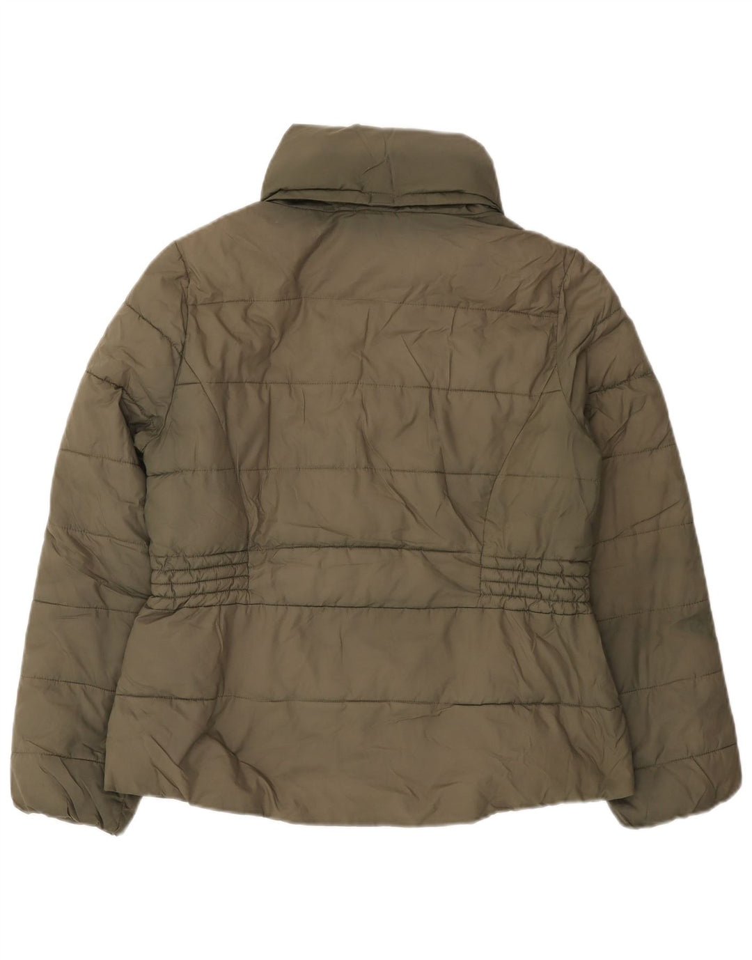 MARKS & SPENCER Γυναικείο μπουφάν UK 14 Large Khaki Polyester