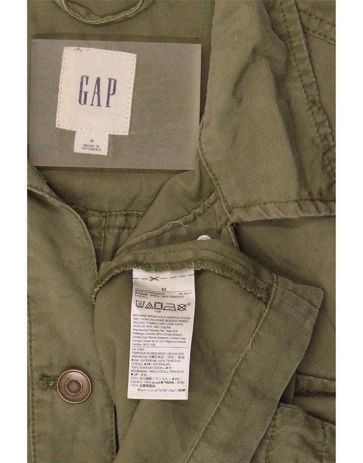 Gap Γυναικείο πουκάμισο Utility UK 14 Medium Khaki Tencel