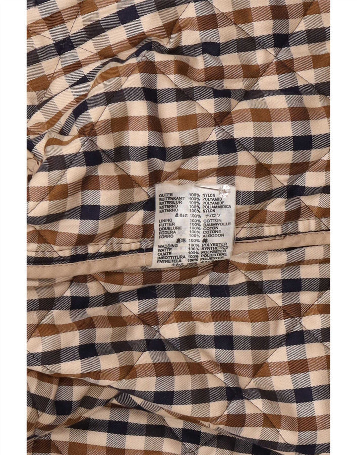 Γυναικείο καπιτονέ μπουφάν Aquascutum UK 16 Large Brown Nylon