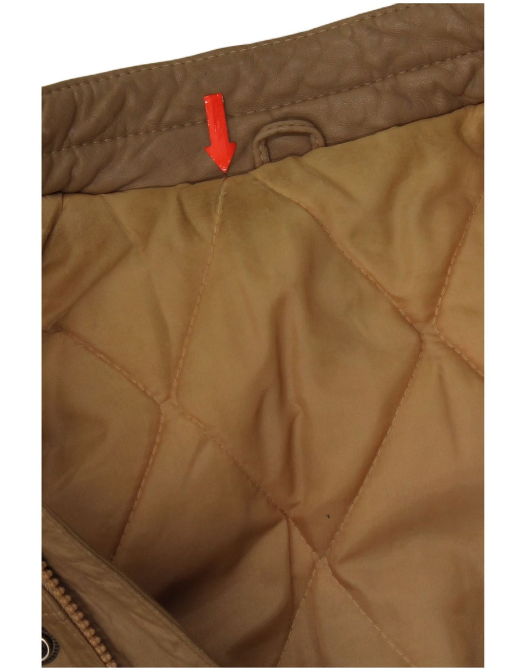 Vintage Ανδρικό Δερμάτινο Μπουφάν IT 48 Medium Beige Leather