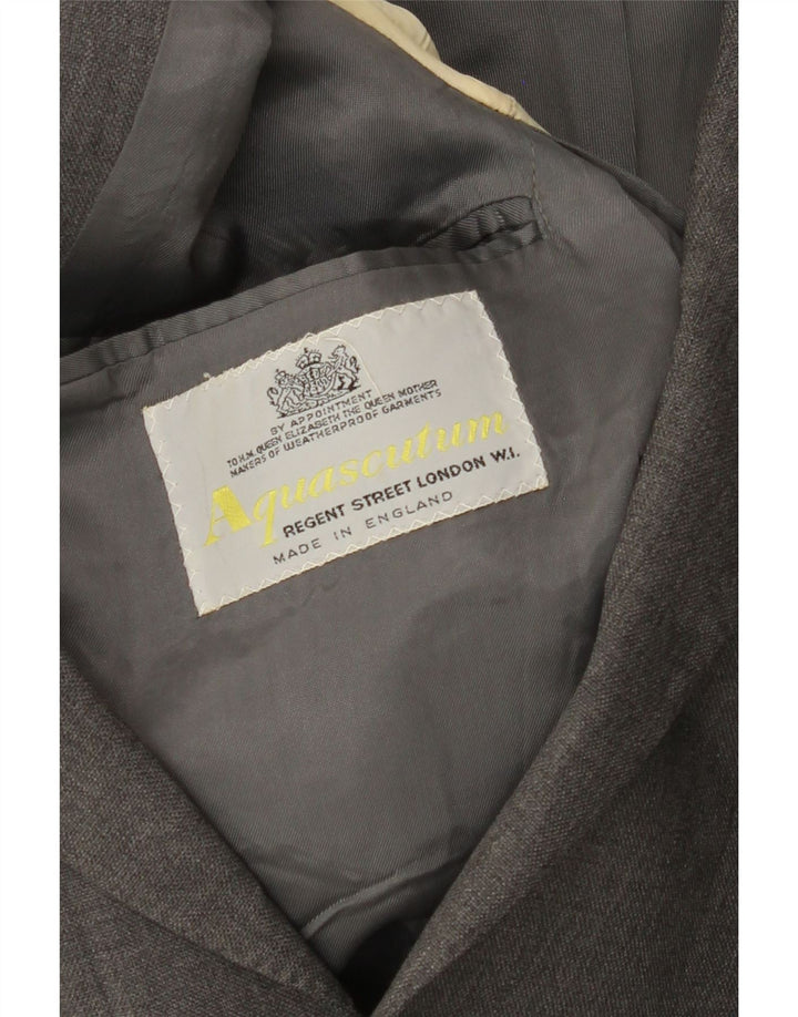 Aquascutum Ανδρικό σακάκι με 2 κουμπιά UK 36 Small Grey
