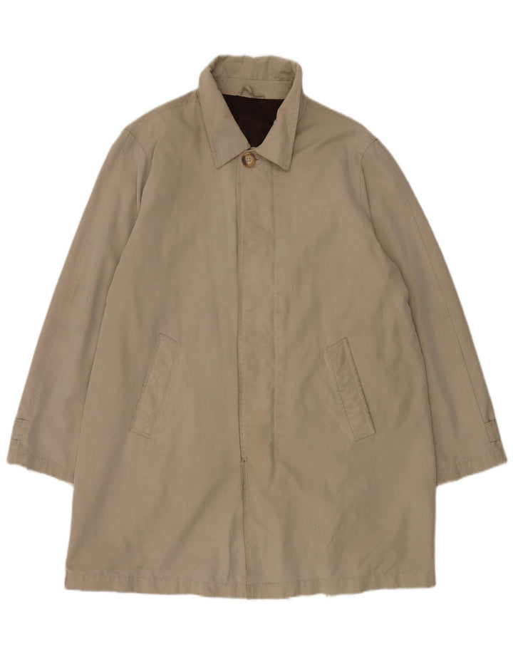 Ανδρικό πανωφόρι Massimo Dutti EU 40 Large Khaki Cotton