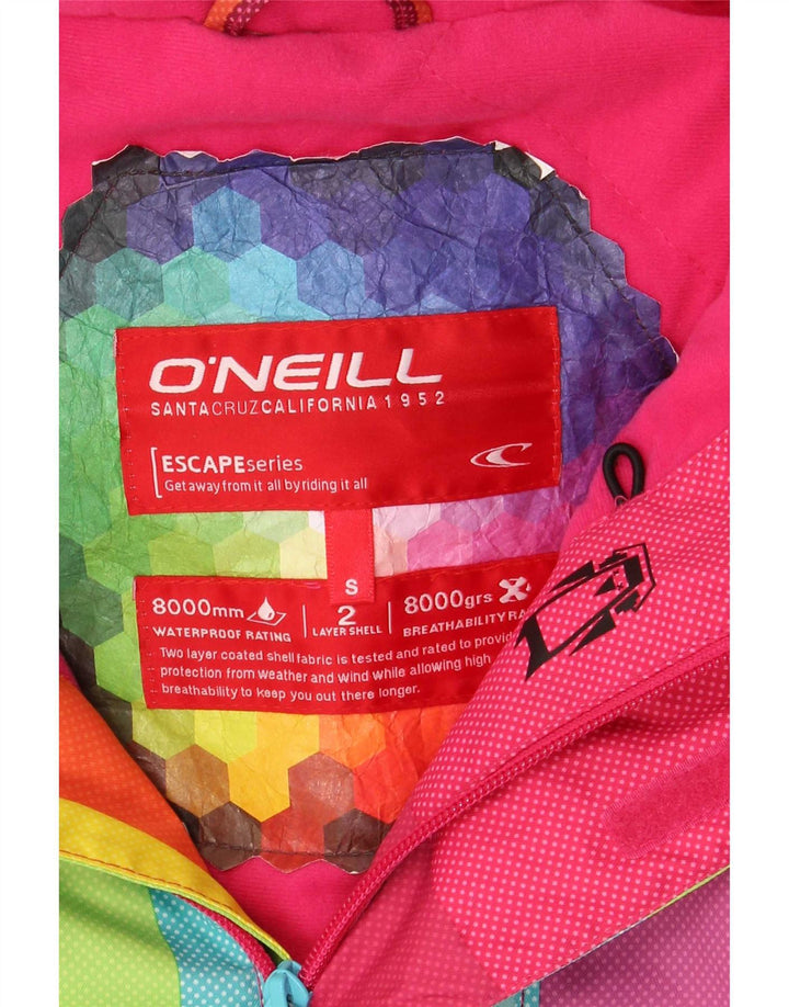 Γυναικείο μπουφάν βροχής με κουκούλα O'Neill UK 10 Small colorblock