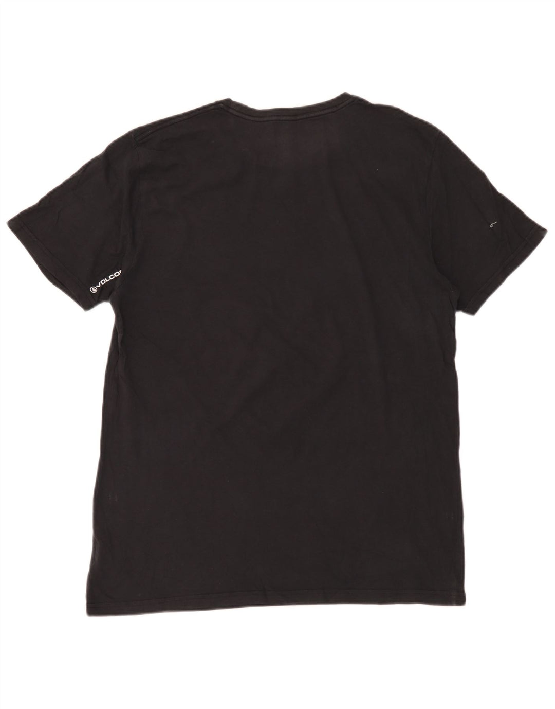 Ανδρικό γραφικό T-Shirt Volcom Top μεγάλο μαύρο βαμβακερό