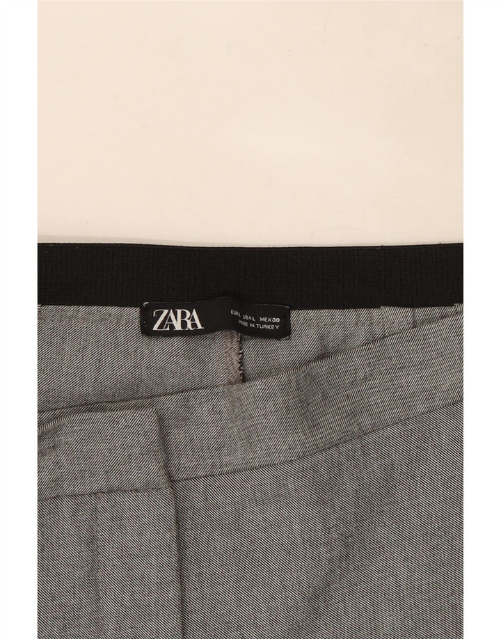 Zara Γυναικείο ίσιο παντελόνι μεγάλο W32 L28 Γκρι