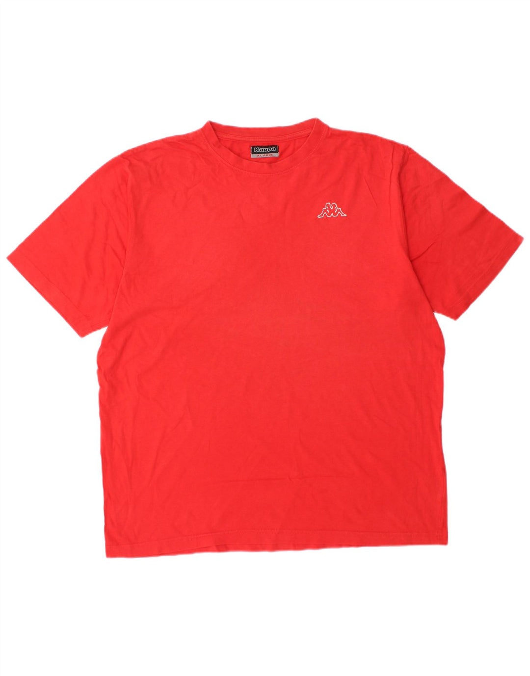 KAPPA Mens T-Shirt Top XL Red Cotton