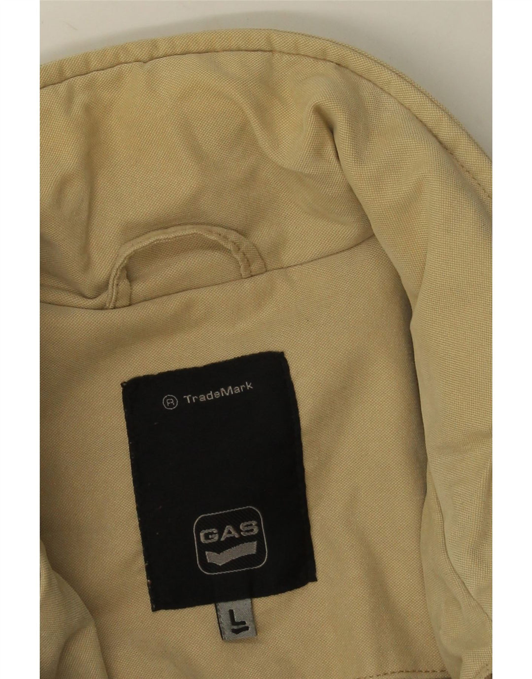 Ανδρικό τζάκετ Gas Utility UK 40 Large Beige Βαμβακερό