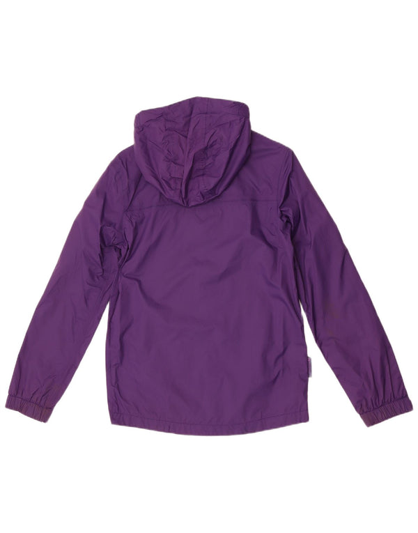 Mountain Warehouse Γυναικείο μπουφάν βροχής με κουκούλα UK 10 Small Purple Polyester