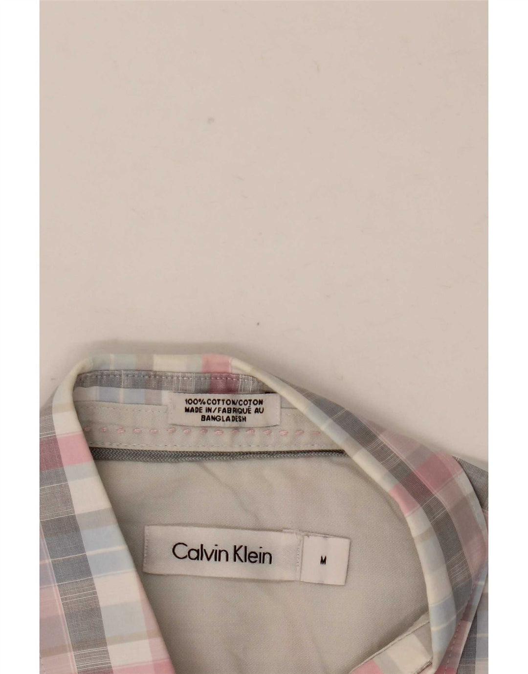 Ανδρικό κοντομάνικο πουκάμισο Calvin Klein, μεσαίο πολύχρωμο βαμβακερό