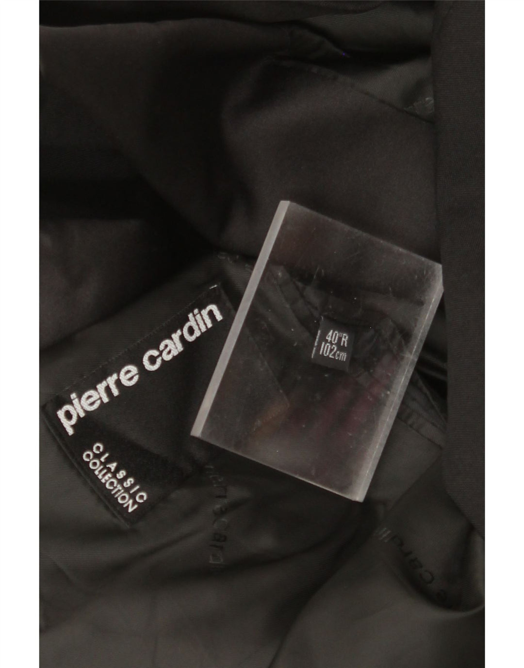 PIERRE CARDIN Ανδρικό σακάκι με κανονική εφαρμογή UK 40 Large Black