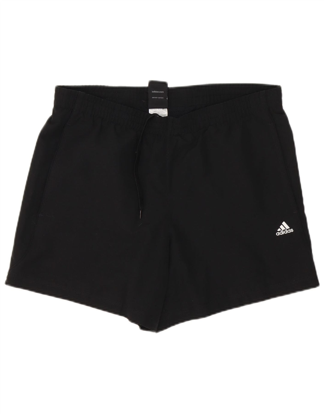 Ανδρικό σορτς Adidas Climalite από μεσαίο μαύρο πολυεστέρα