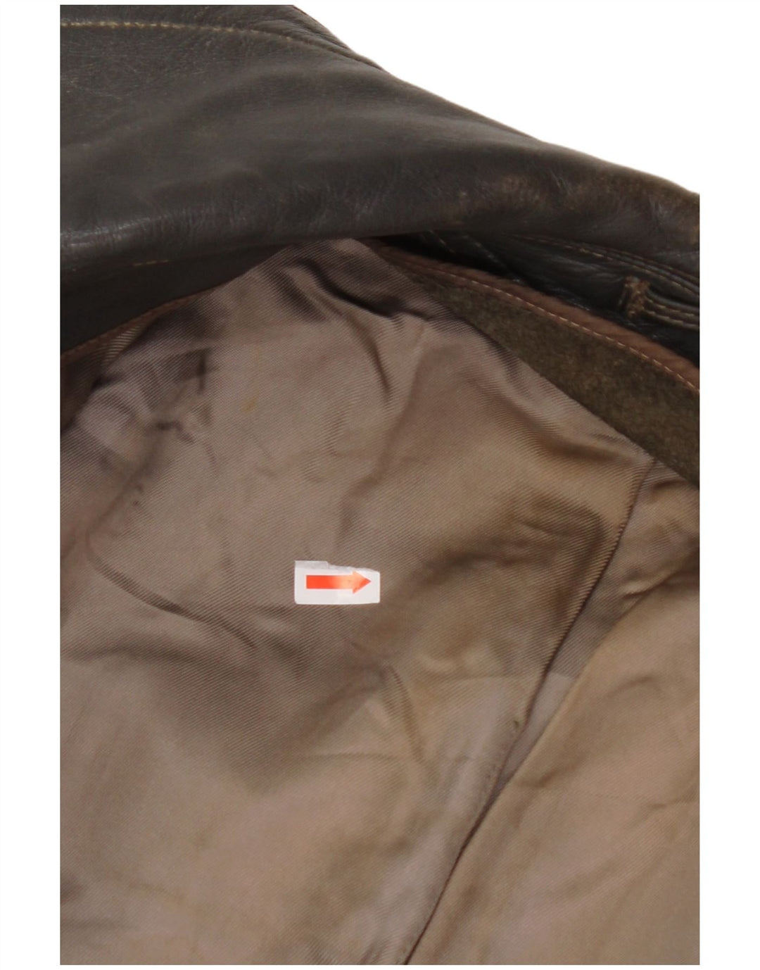 VINTAGE Γυναικείο Δερμάτινο Μπουφάν UK 14 Μεσαίο Μαύρο