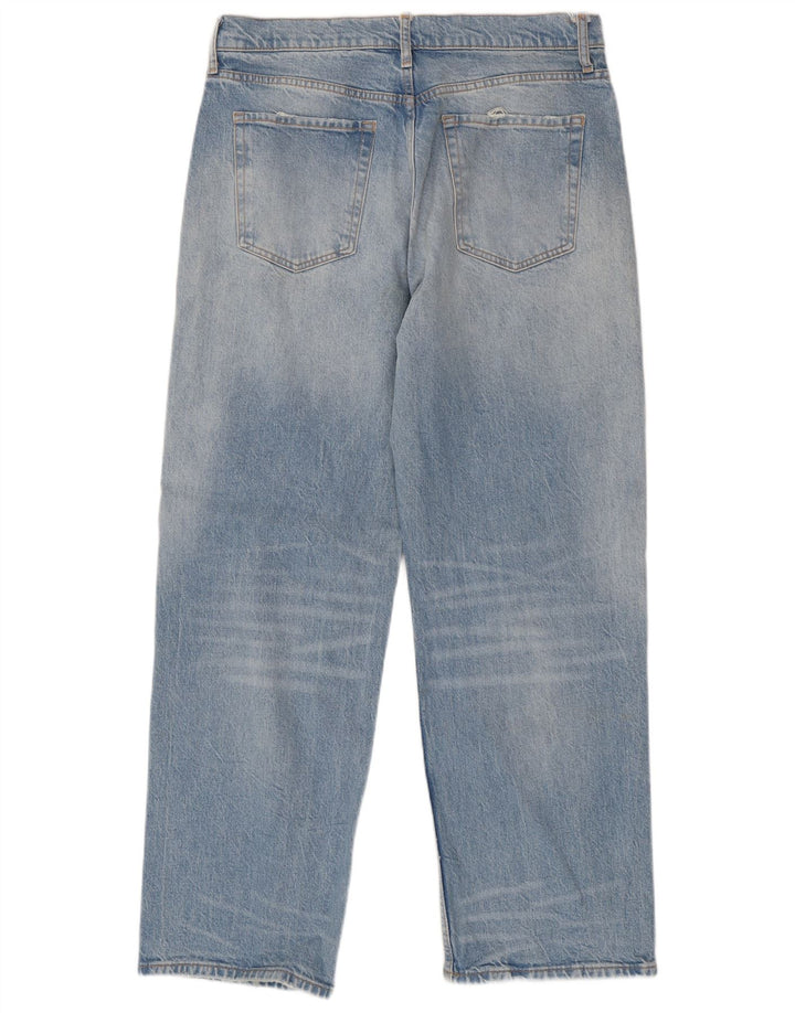 ZARA Γυναικείο Loose Jeans EU 42 Large W32 L31 Blue