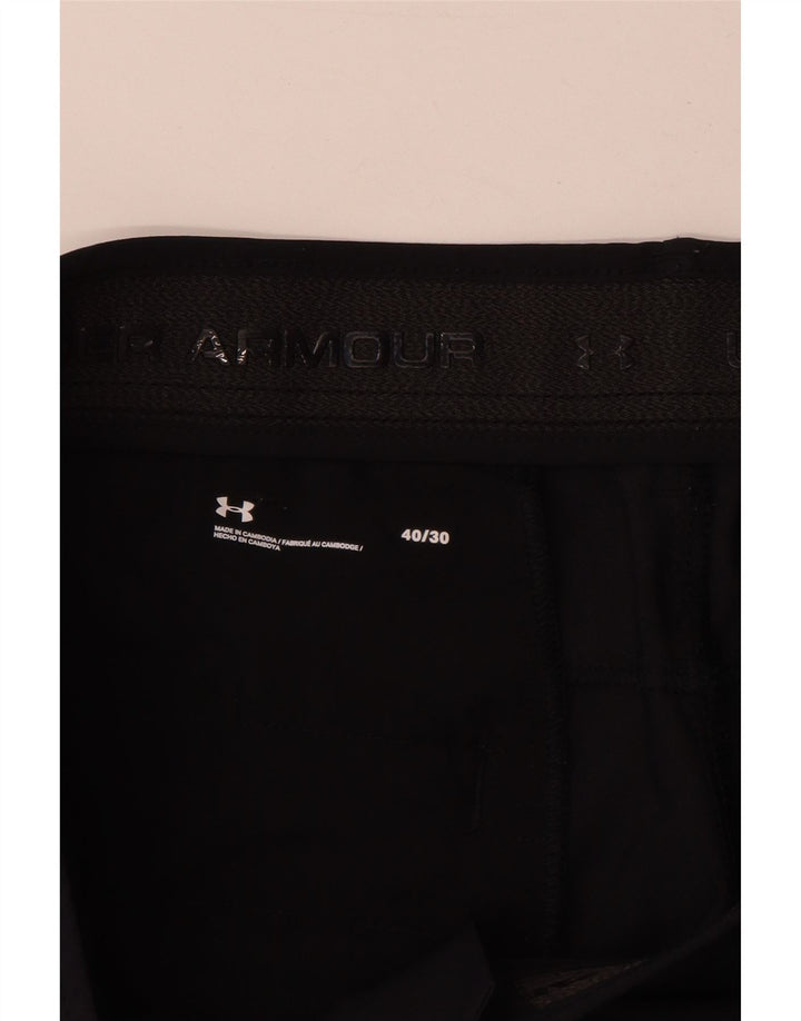 Under Armour Ανδρικό ίσιο παντελόνι Chino W40 L30 Μαύρο πολυεστέρα