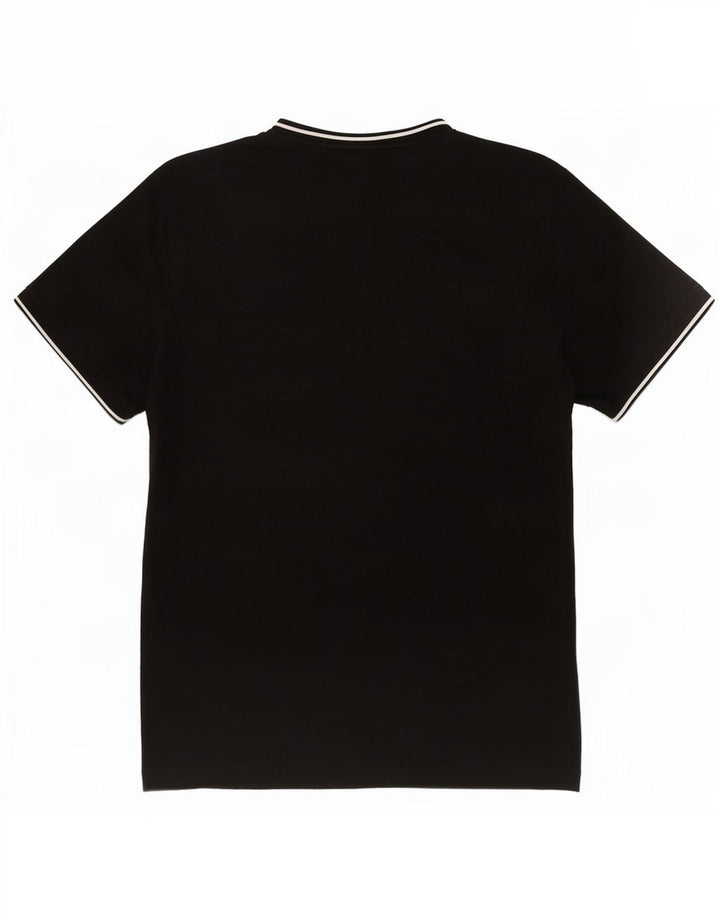 Fred Perry Ανδρικό T-Shirt Top Μεσαίο μαύρο βαμβακερό