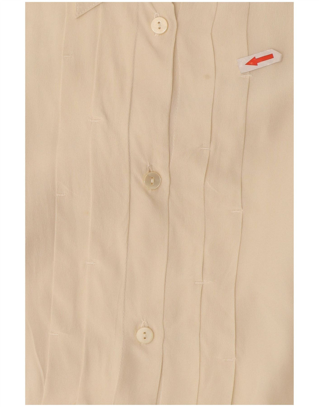 Vintage γυναικείο επίσημο πουκάμισο UK 16 Large Off White
