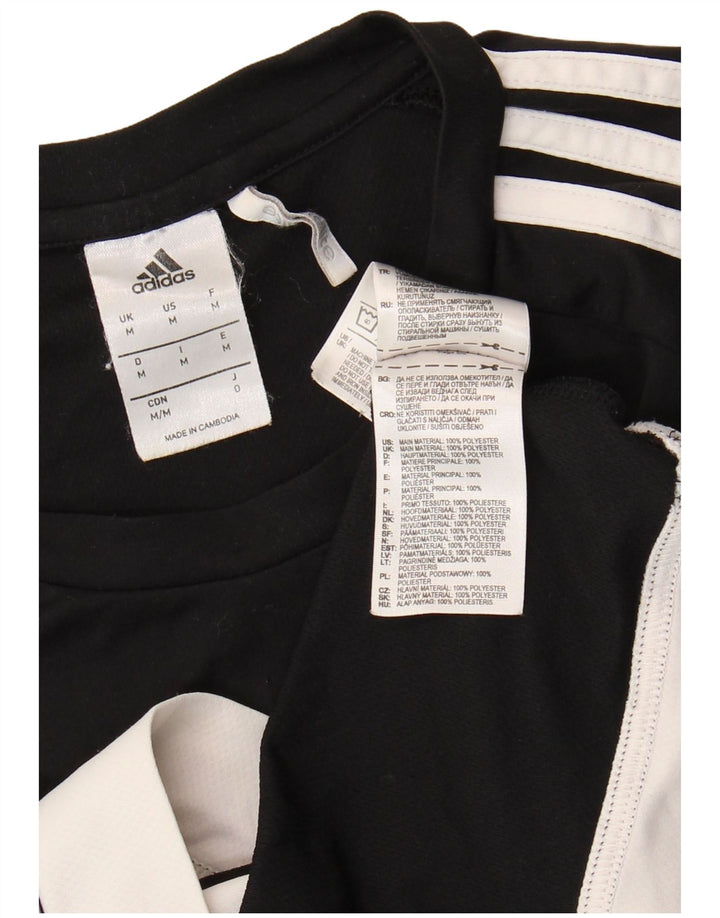 Ανδρικό T-Shirt Climalite Adidas Top Medium Black Colourblock Πολυεστέρας