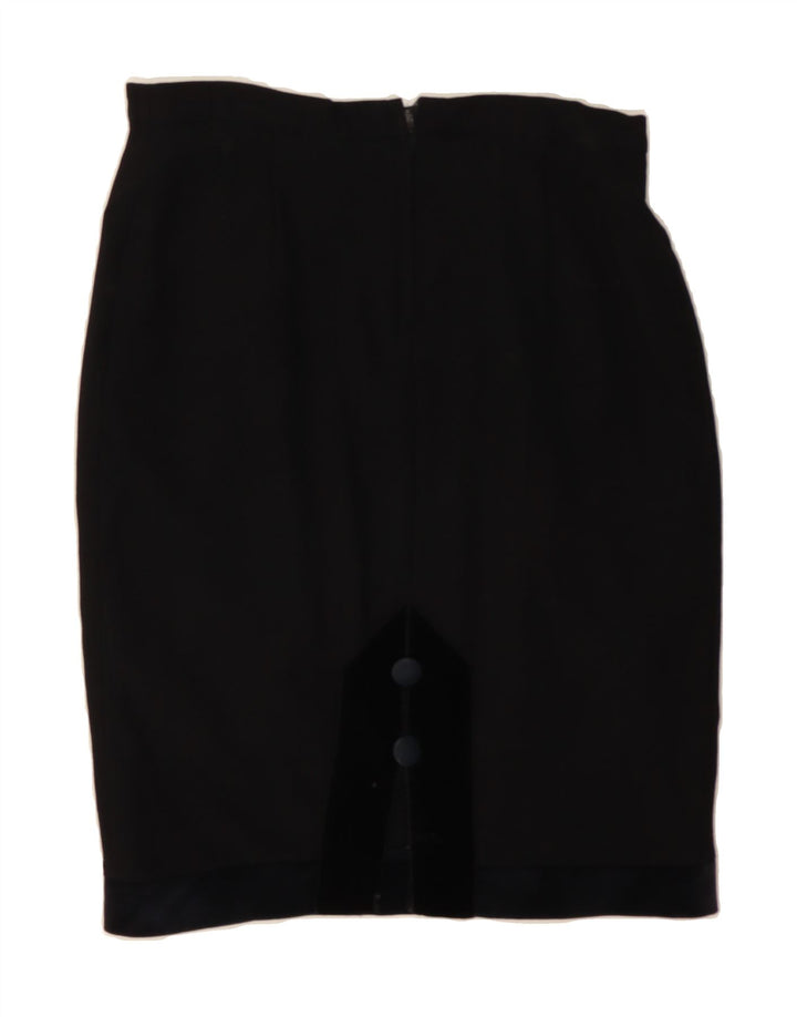 RENATO BALESTRA Womens Pencil Skirt W32 Large Black Vintage Renato Balestra and Second-Hand Renato Balestra from Messina Hembry 