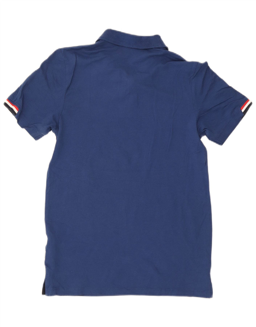 Ανδρικό μπλουζάκι πόλο Jack & Jones από μεσαίο μπλε βαμβακερό