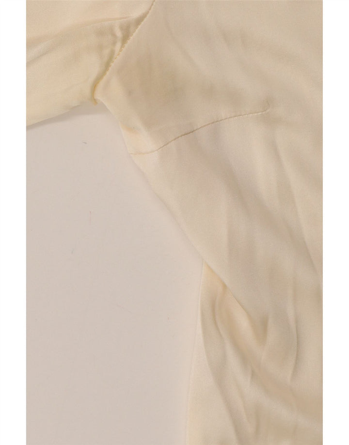 ATOS LOMBARDINI Γυναικείο μακρυμάνικο πουκάμισο μπλούζα IT 44 Medium Off White