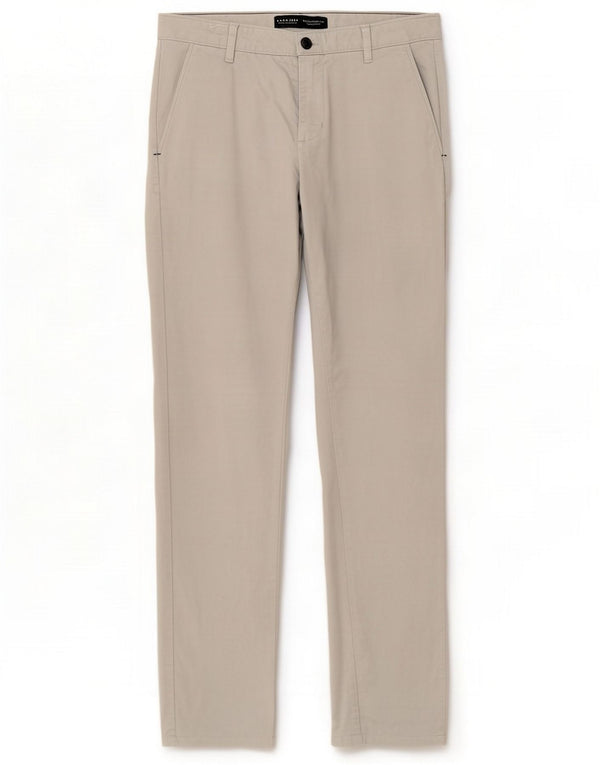 Zara Ανδρικό ίσιο παντελόνι Chino EU 40 Medium W31 L33 Γκρι βαμβακερό