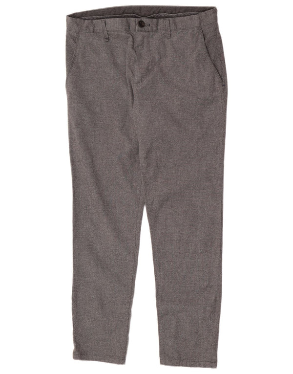 Zara Ανδρικό παντελόνι Chino Slim EU 42 Large W32 L28 Grey