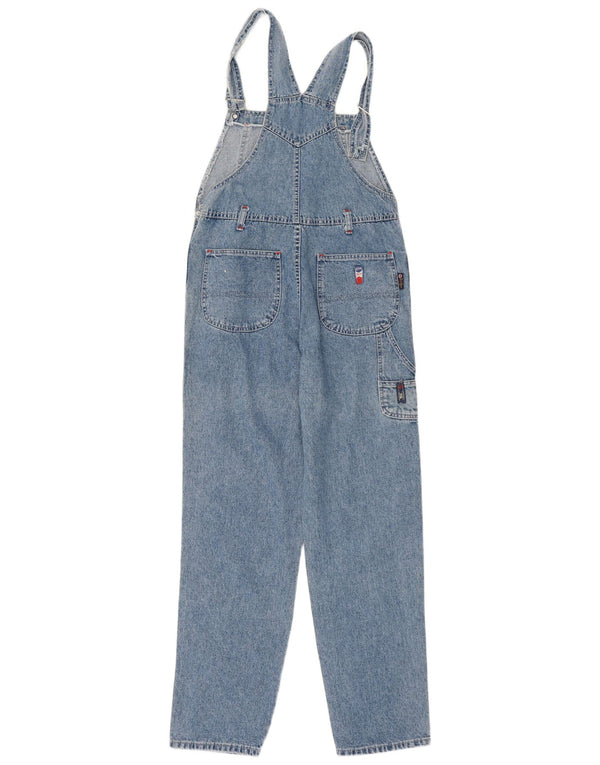 Wampum Womens Cargo Dungarees Tapered Jeans EU 40 Medium W30 L29 Blue