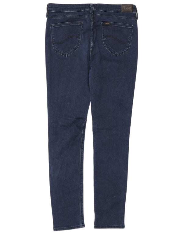 Lee Womens Scarlett Skinny Jeans W32 L33 Navy Blue Cotton