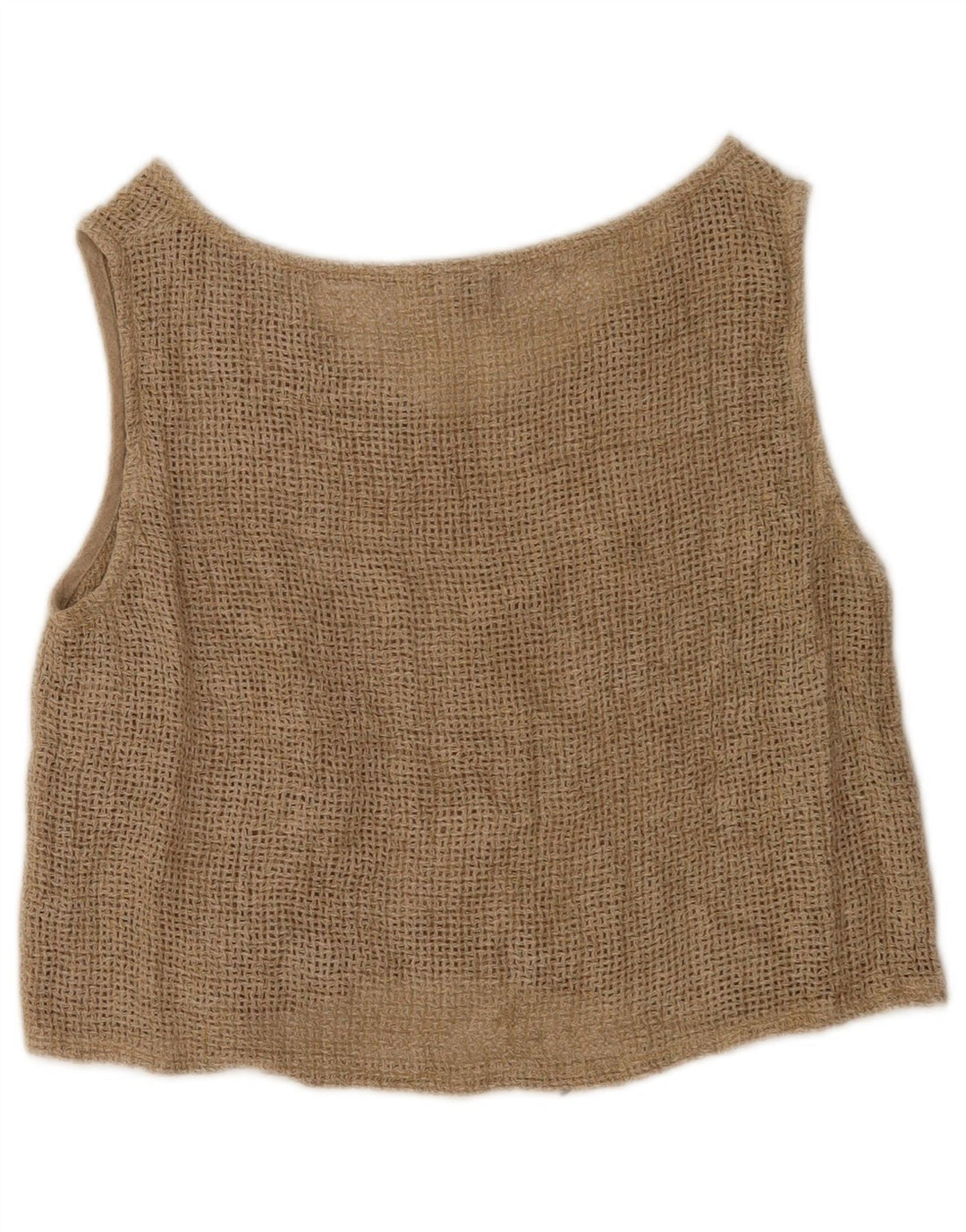 Vintage Γυναικεία See Through 1 Button Set 2 Piece UK 12 Medium Beige