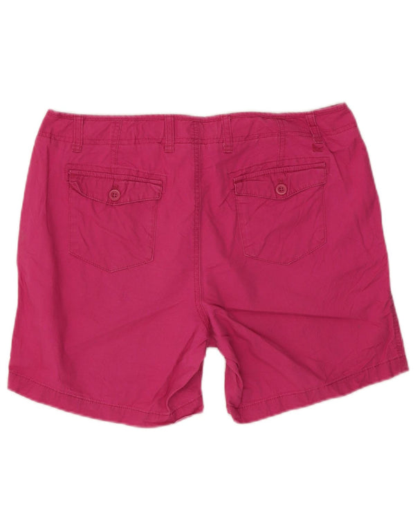 Eddie Bauer Γυναικείο Σορτς Chino US 14 XL W34 Ροζ βαμβακερό